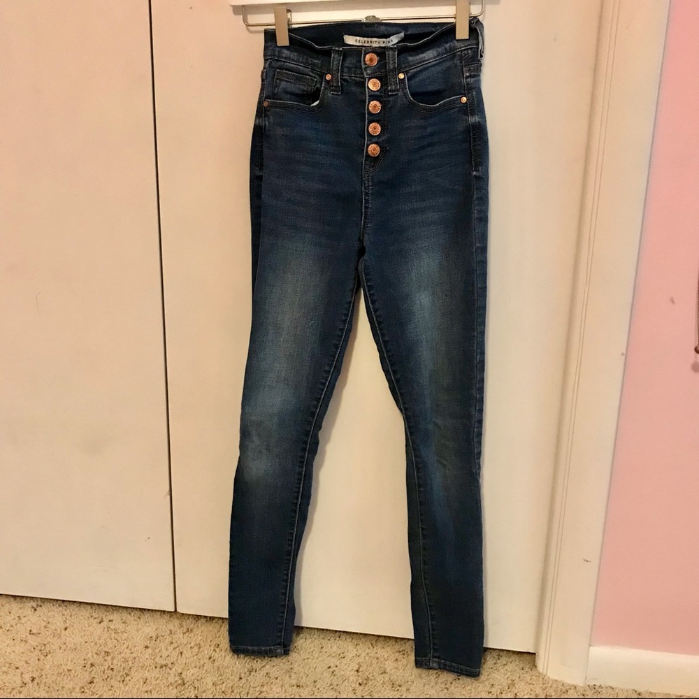 💜3/$25💜 Celebrity Pink Sz 24 High Rise Ankle Skinny Jeans